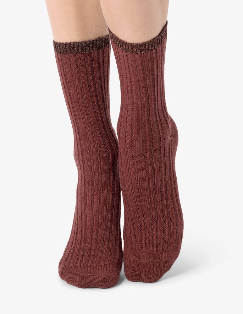rinascente Oroblu Jasmine ribbed socks