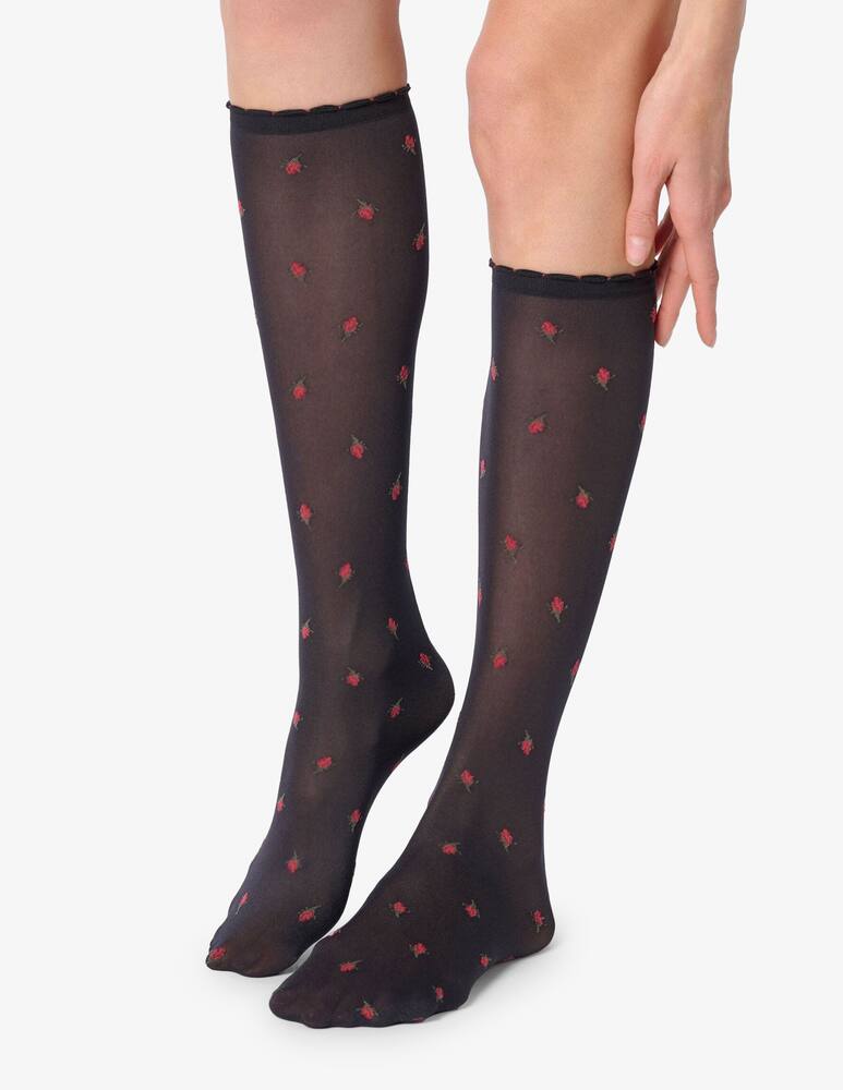 rinascente Oroblu Gambaletto Floral Roses