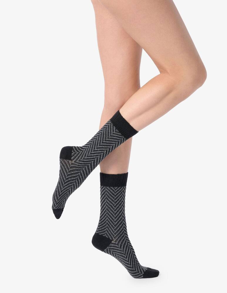 rinascente Oroblu Tweed bicolor socks