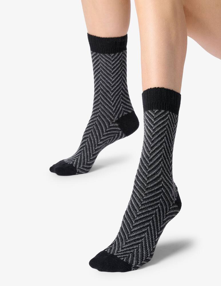 rinascente Oroblu Tweed bicolor socks