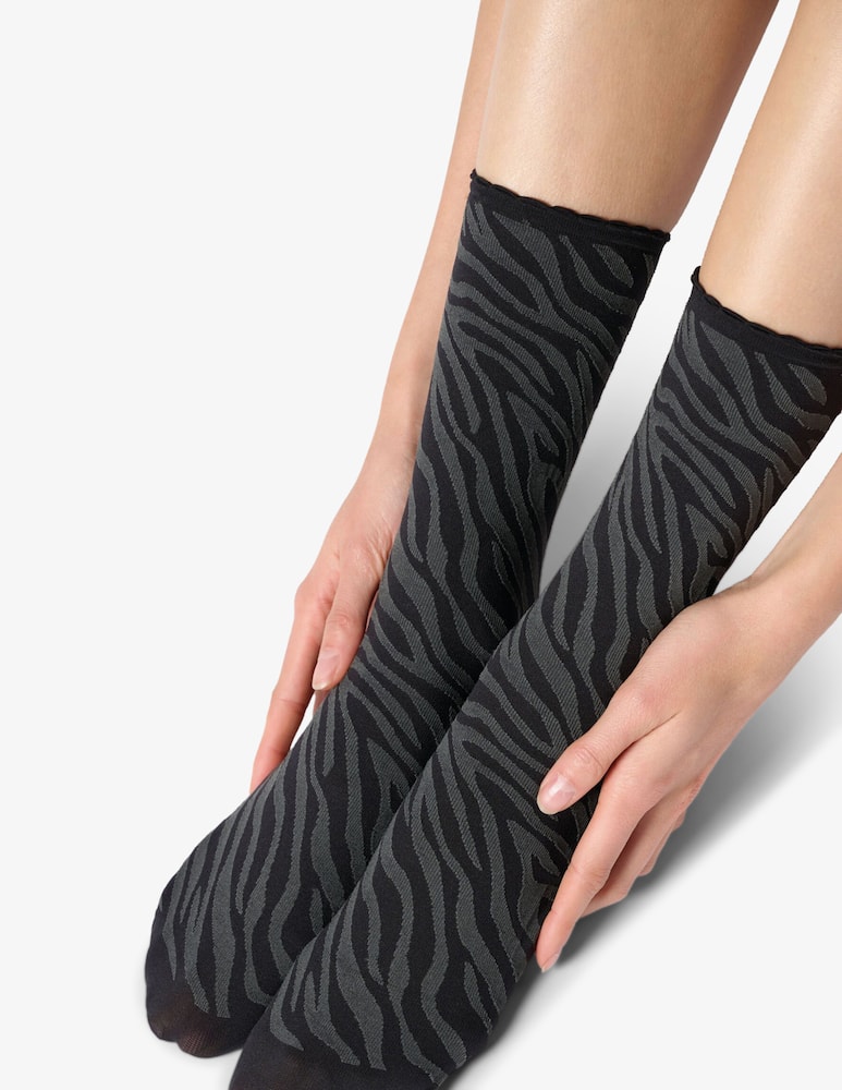 rinascente Oroblu Zebra print socks