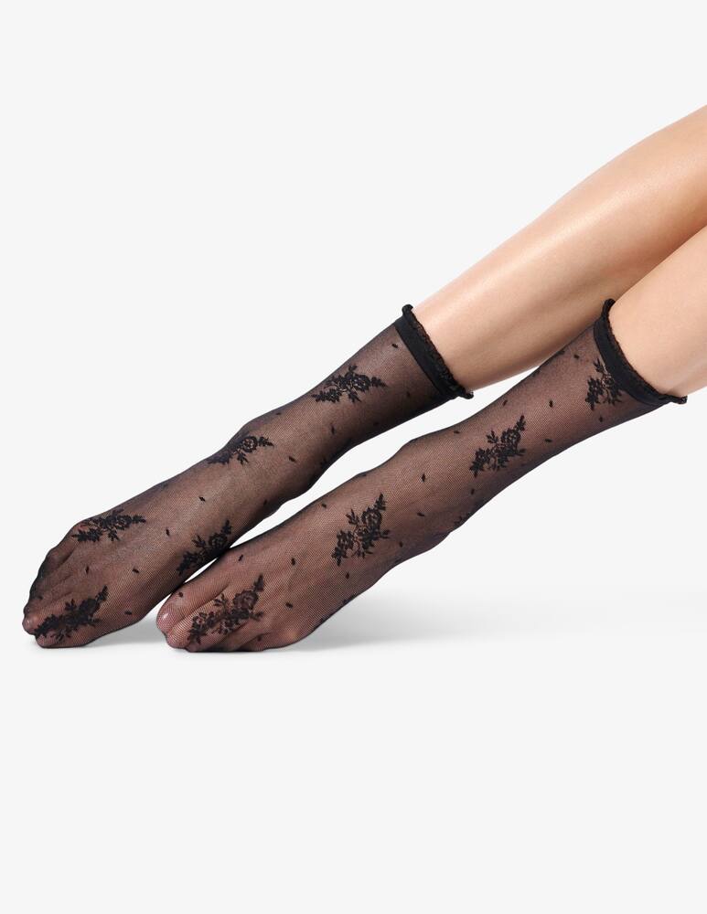 rinascente Oroblu Lace floral socks