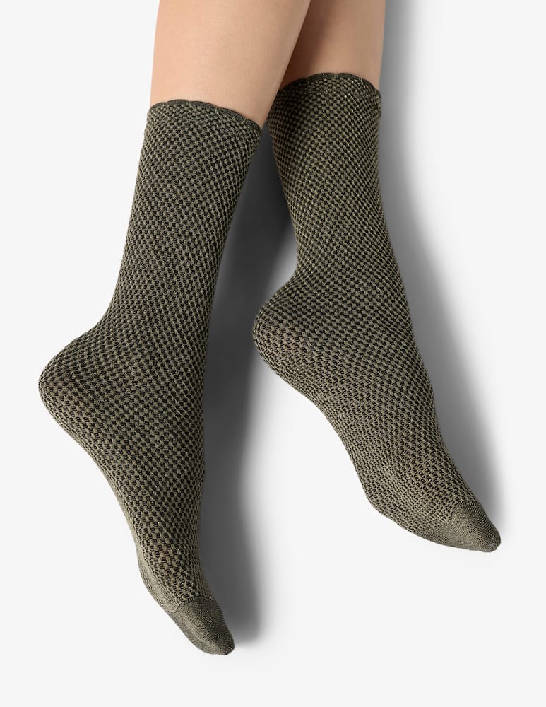 rinascente Oroblu Leopard pattern socks