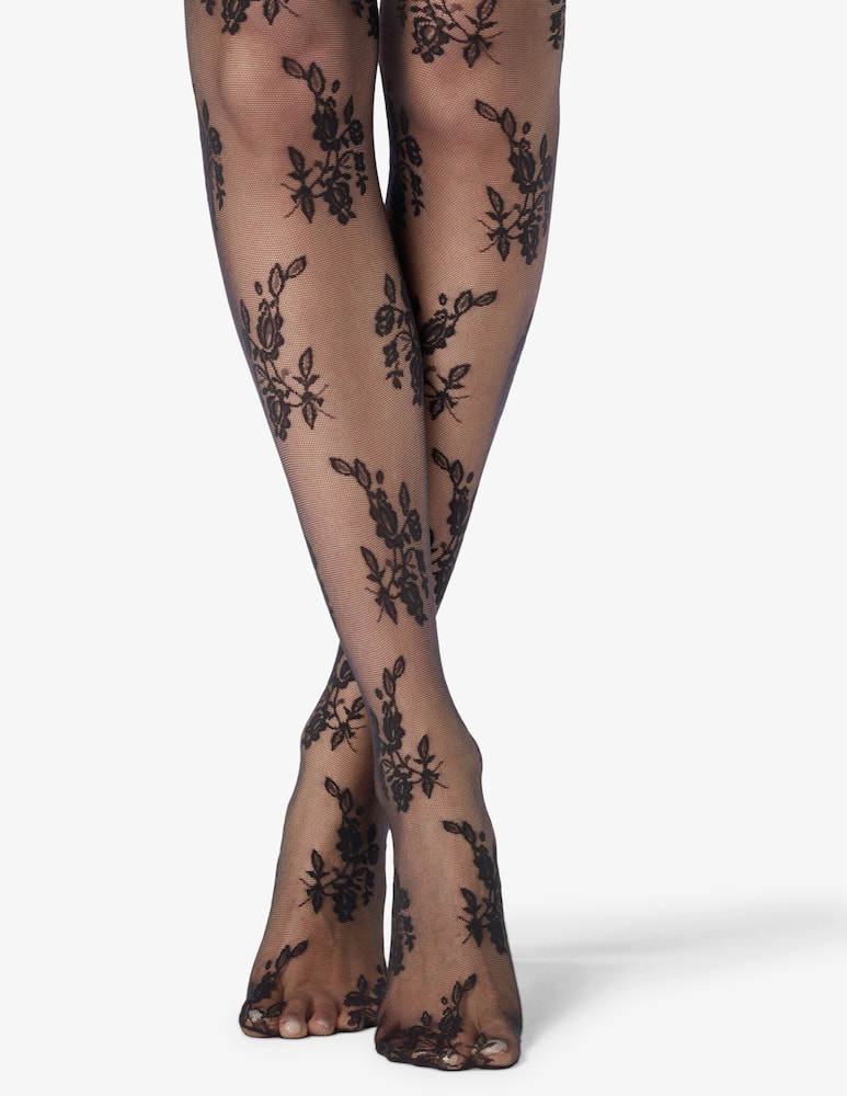 rinascente Oroblu Collant fantasia floreale Ethereal