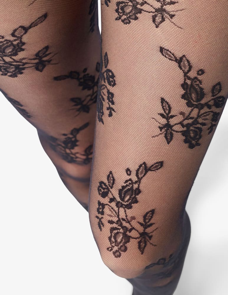 rinascente Oroblu Collant fantasia floreale Ethereal