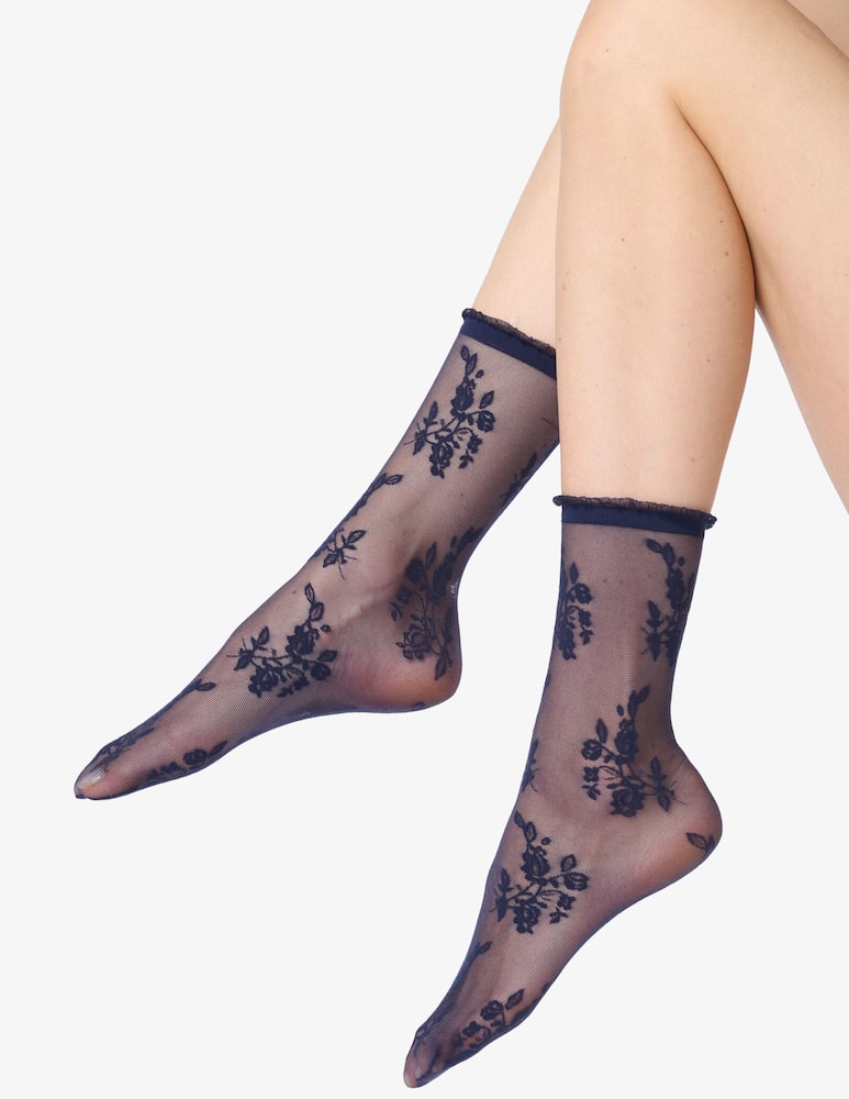 rinascente Oroblu Ethereal floral ankle socks