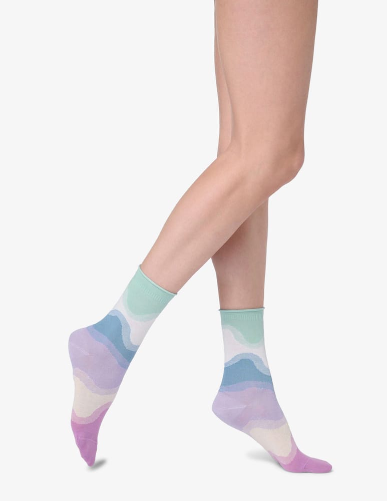 rinascente Oroblu Calzini waves fantasia