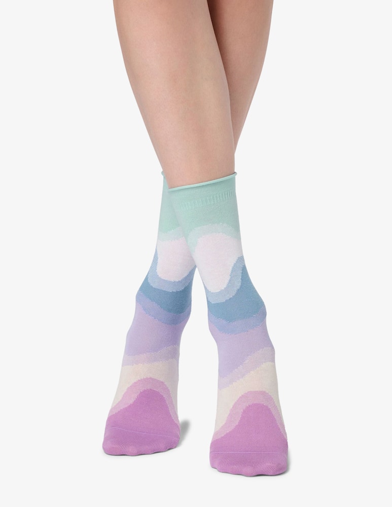 rinascente Oroblu Calzini waves fantasia