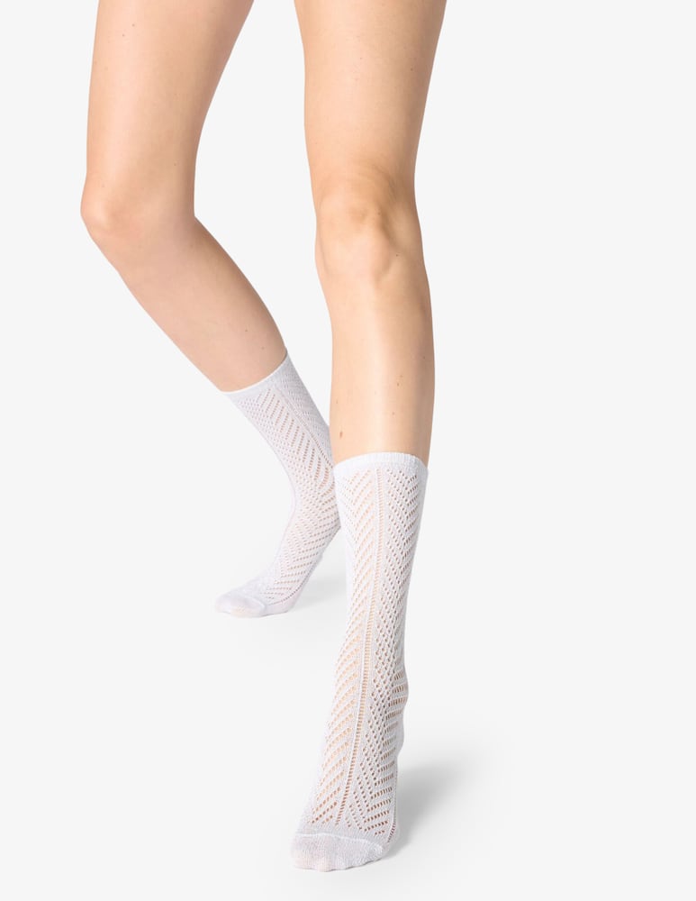 rinascente Oroblu Bright knit pattern socks