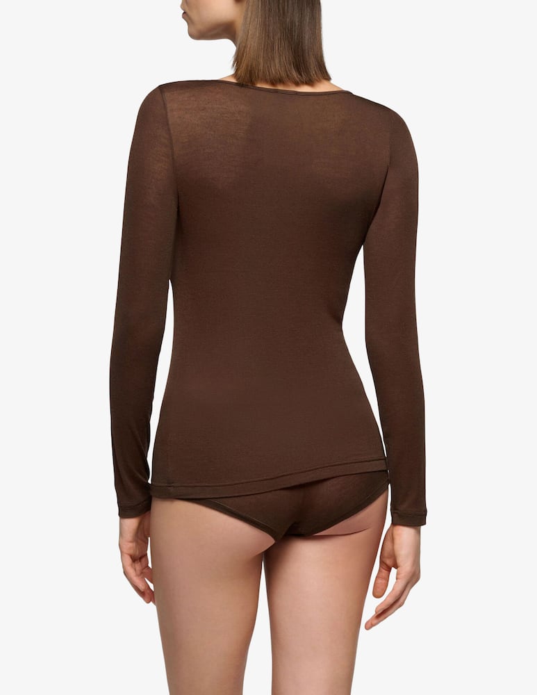 rinascente Oroblu Maglia intima in cashmere a maniche lunghe