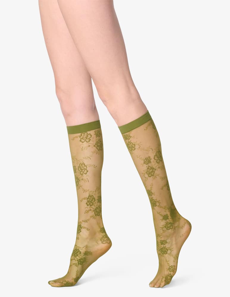 rinascente Oroblu Lace knee-high socks