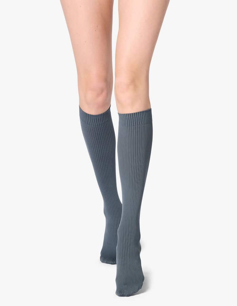 rinascente Oroblu Vertical rib knee-high socks