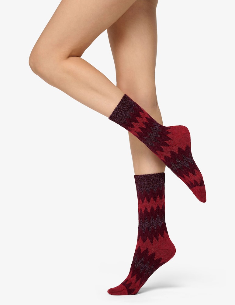 rinascente Oroblu Velvet tweed socks