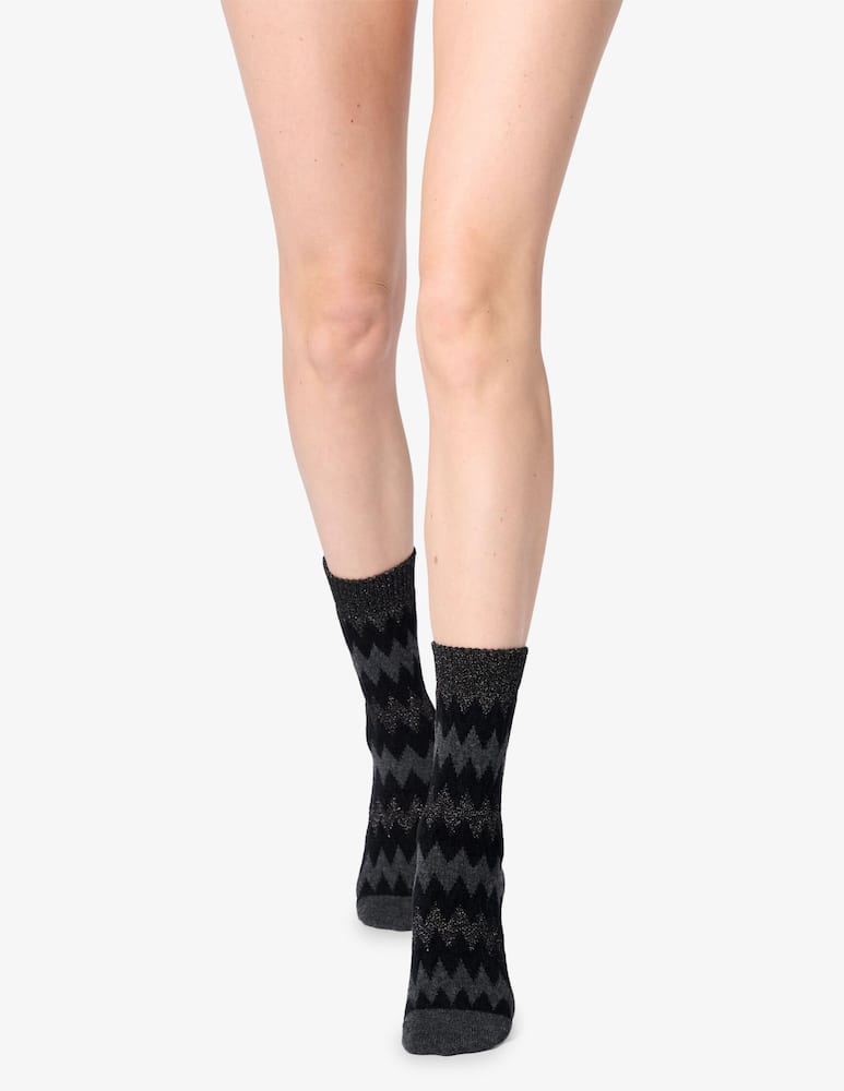rinascente Oroblu Velvet tweed socks