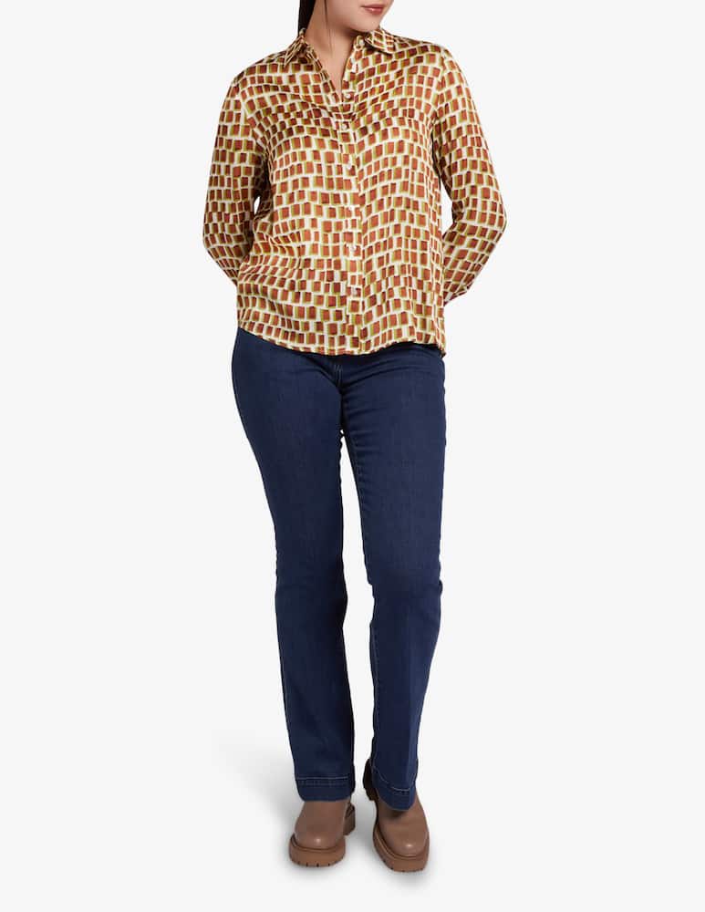 rinascente Elena Mirò Camicia in raso stampato