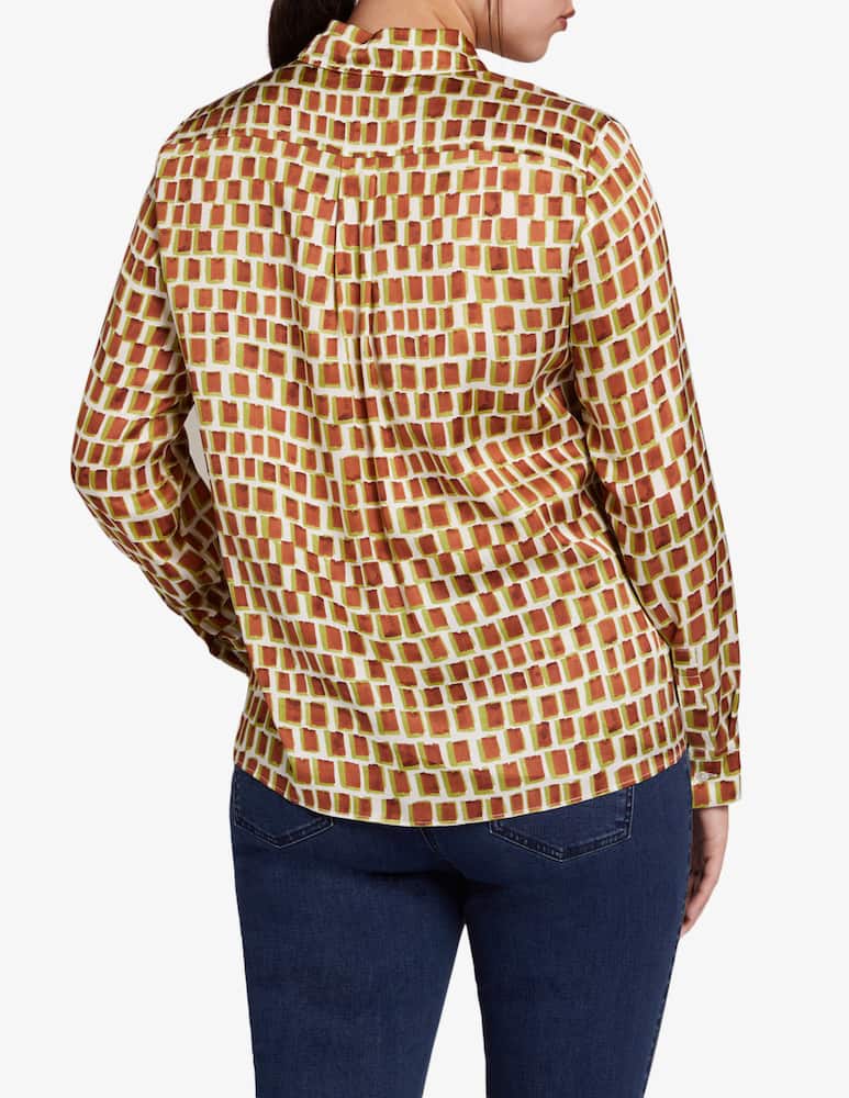 rinascente Elena Mirò Camicia in raso stampato