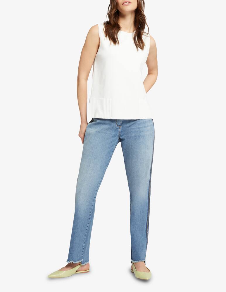 rinascente Elena Mirò Maglia senza maniche con coste al fondo