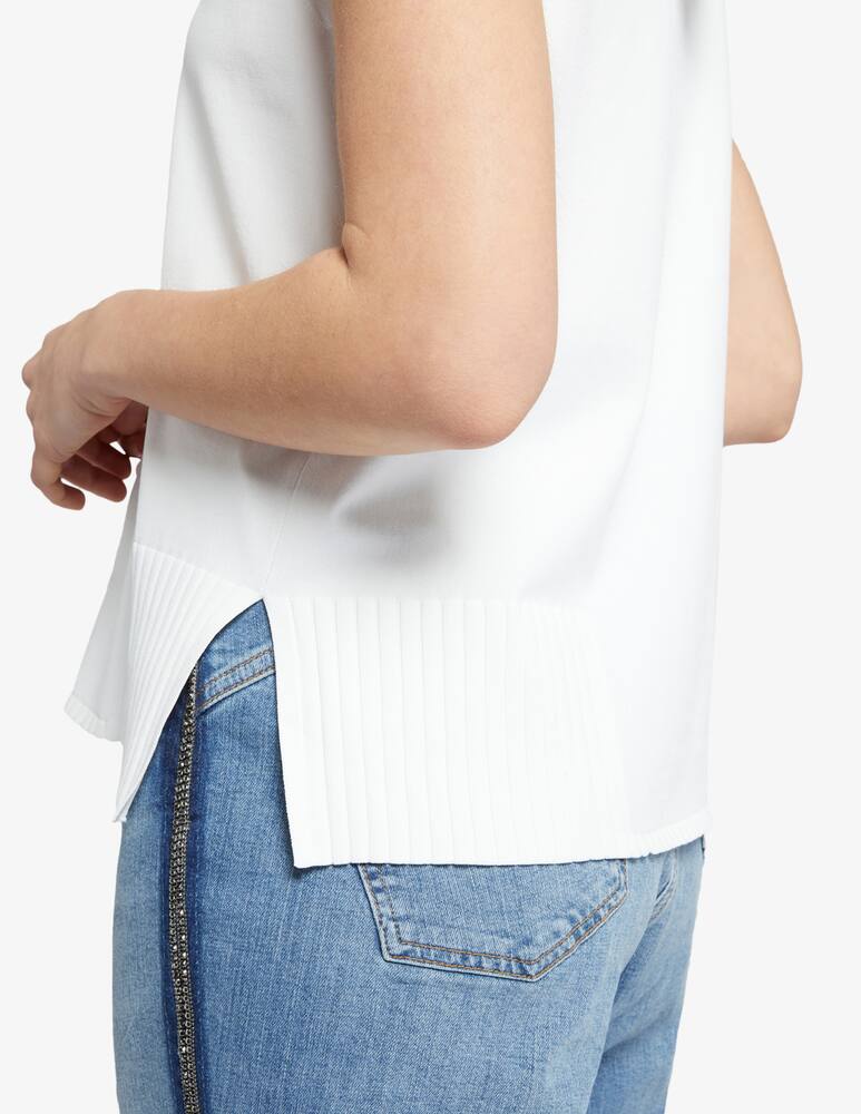 rinascente Elena Mirò Maglia senza maniche con coste al fondo