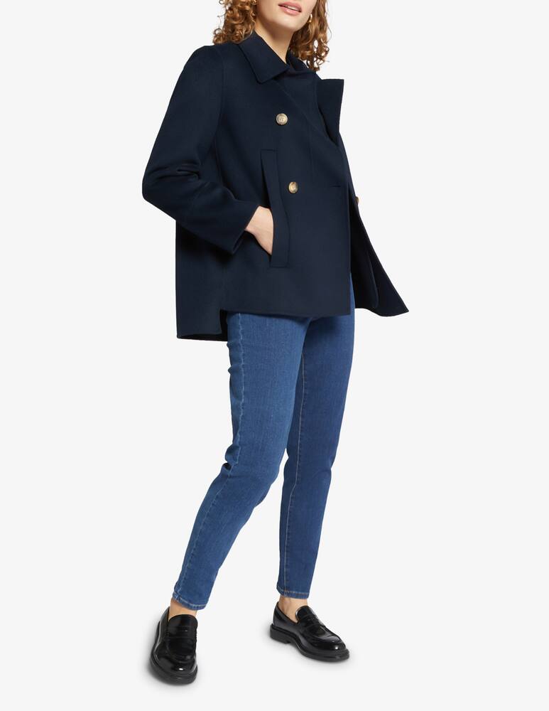 rinascente Elena Mirò Double fabric pea coat