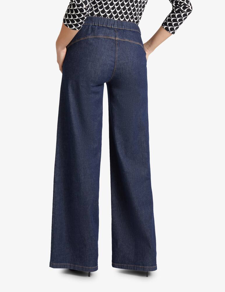Elena Mirò Jeans a palazzo in cotone stretch - immagine 3 Elena Mirò Jeans a palazzo in cotone stretch - immagine 3