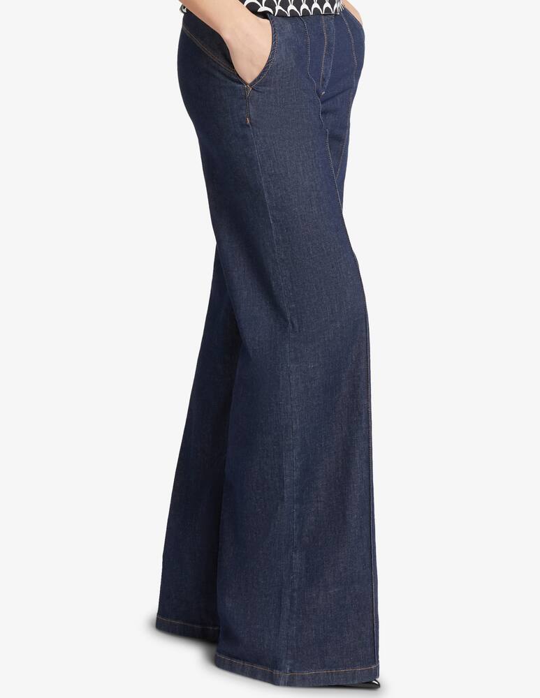 Elena Mirò Jeans a palazzo in cotone stretch - immagine 4 Elena Mirò Jeans a palazzo in cotone stretch - immagine 4