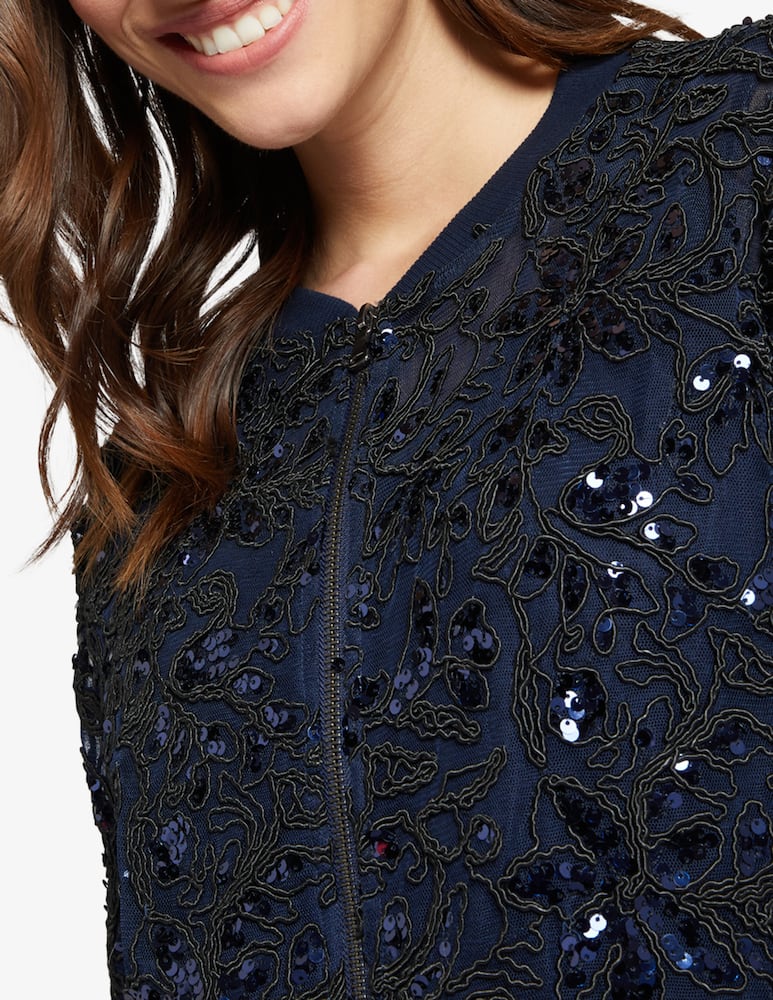 rinascente Elena Mirò Giacca bomber elegante ricamata