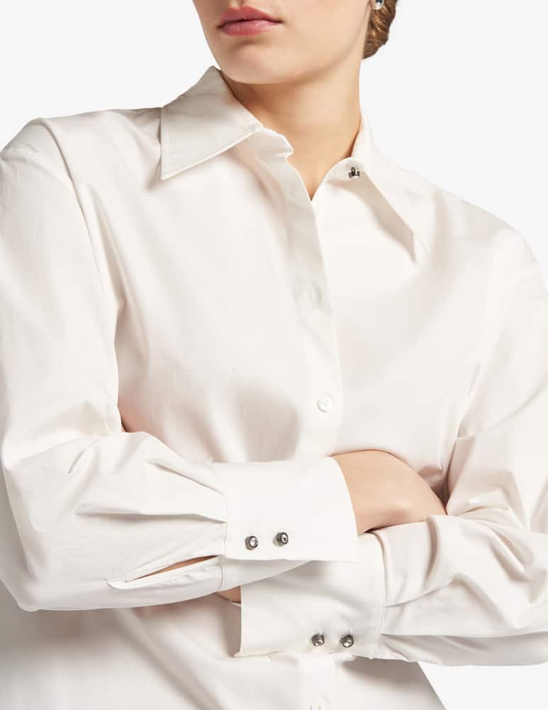 rinascente Elena Mirò Long stretch cotton shirt