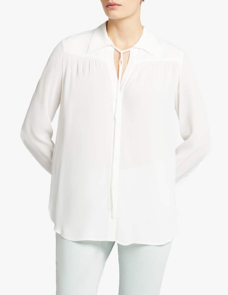 Elena Mirò Viscose shirt with strings - picture 1 Elena Mirò Viscose shirt with strings - picture 1
