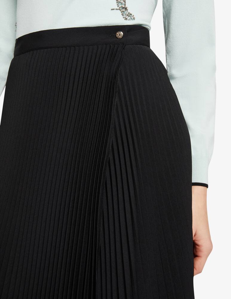 rinascente Elena Mirò Pleated wraparound skirt