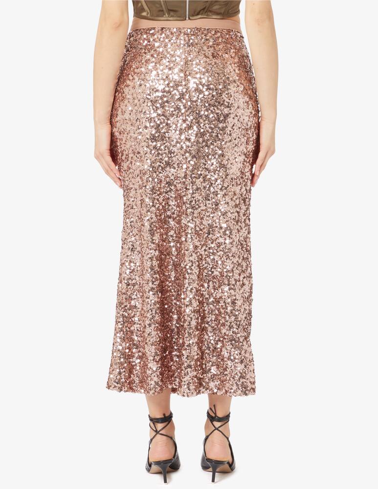 rinascente Elena Mirò Full-sequin tulle skirt