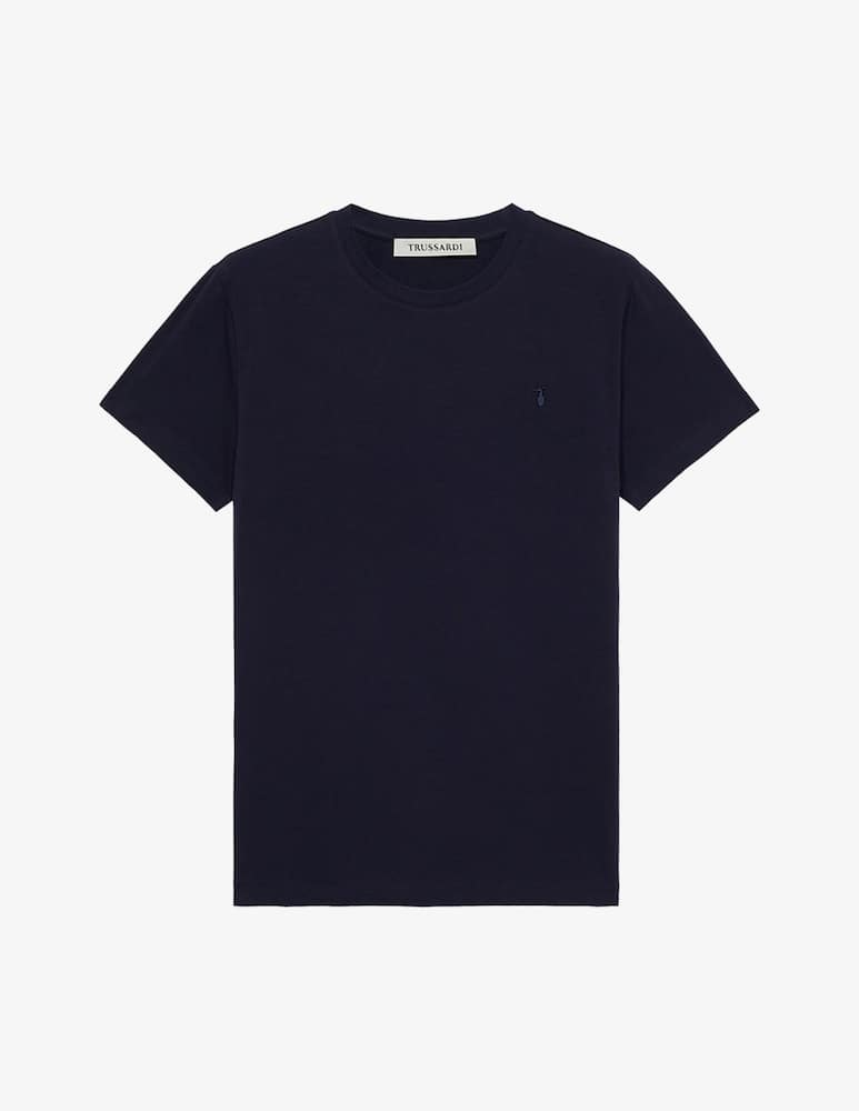 Trussardi T-shirt slim loghino - immagine 1 Trussardi T-shirt slim loghino - immagine 1