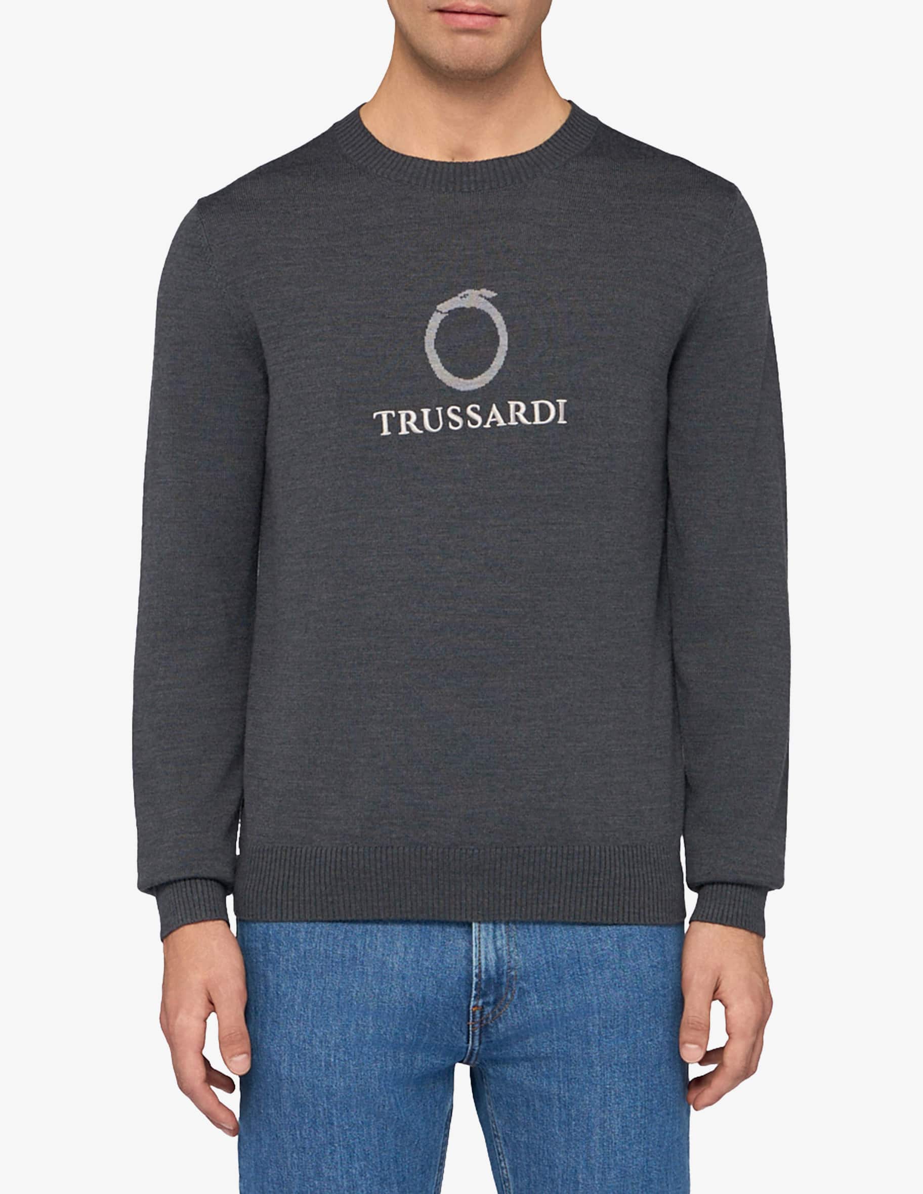 Pull En Coton Trussardi Jeans Homme - Taille XL - Neuf Avec Étiquettes