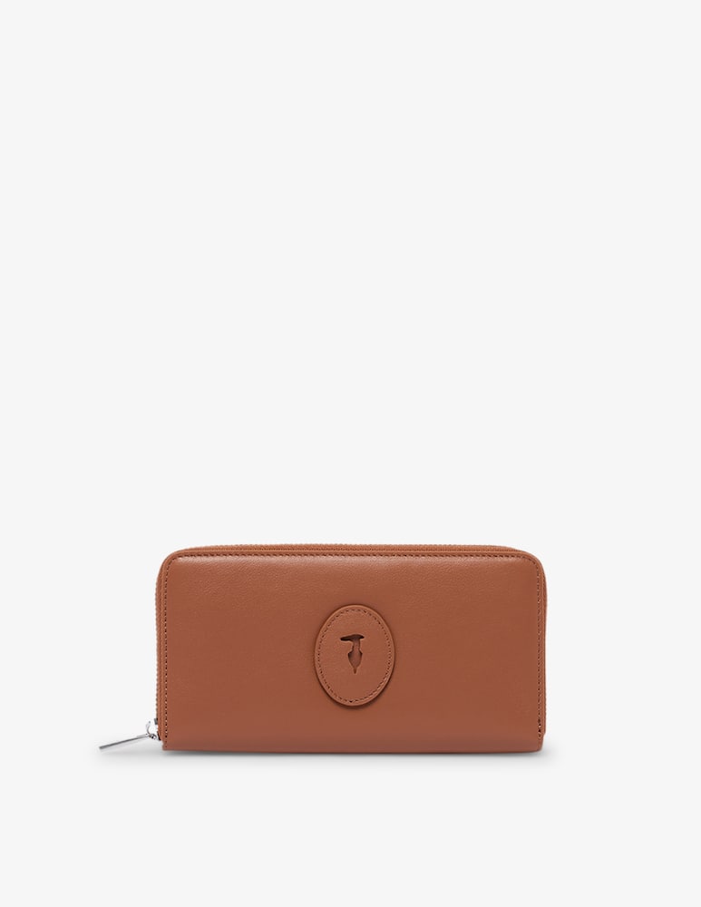 rinascente Trussardi Society zip-around wallet