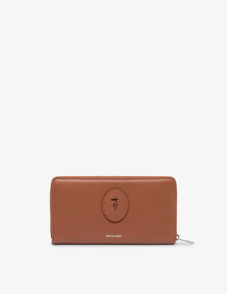 rinascente Trussardi Society zip-around wallet