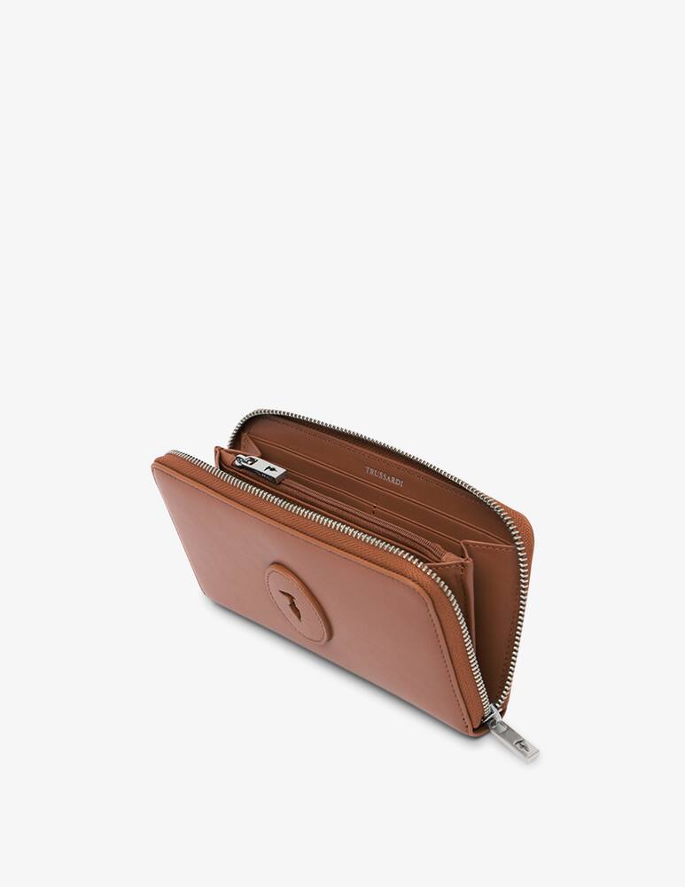 rinascente Trussardi Society zip-around wallet