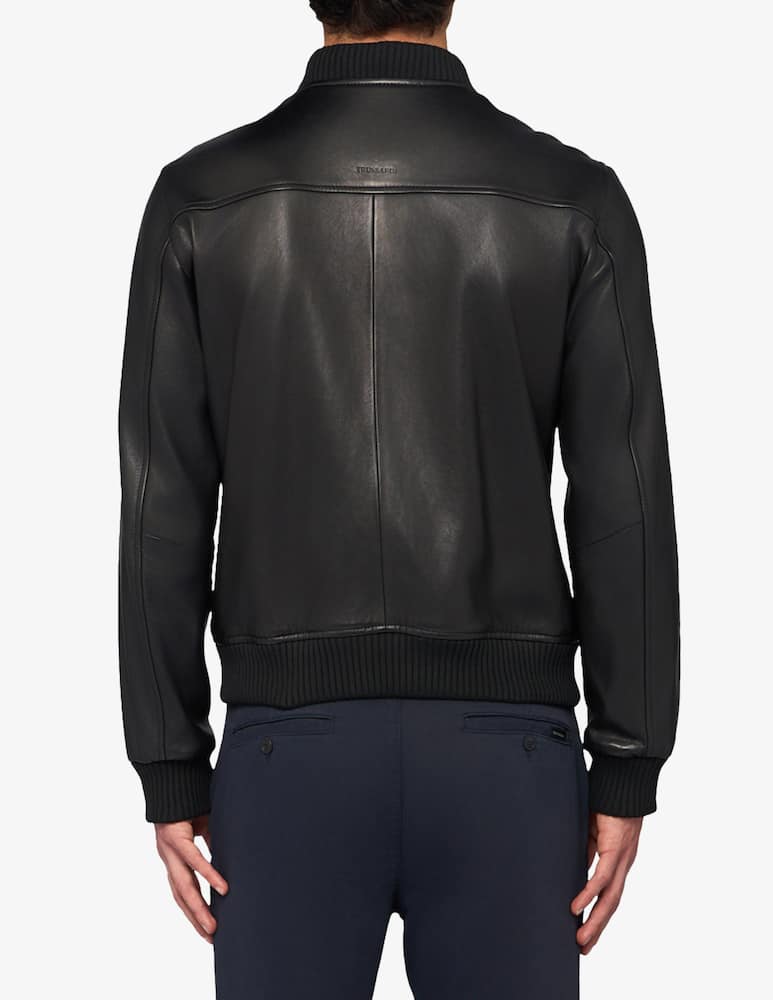 rinascente Trussardi Bomber leather jacket