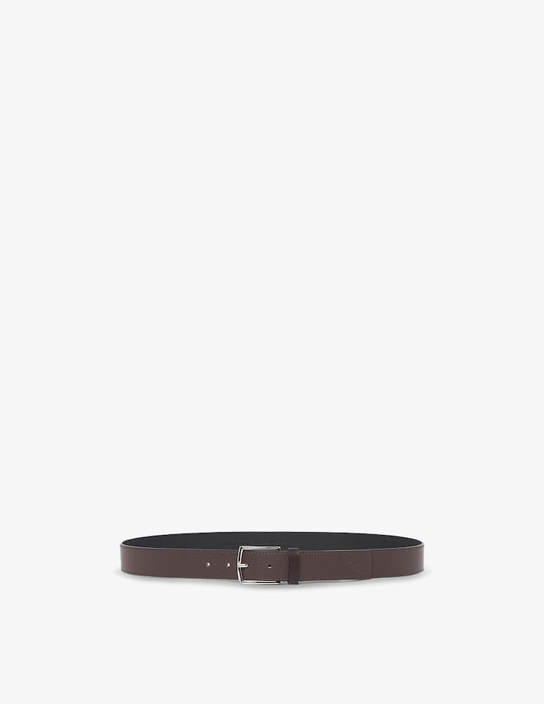 rinascente Trussardi Pebbled leather belt