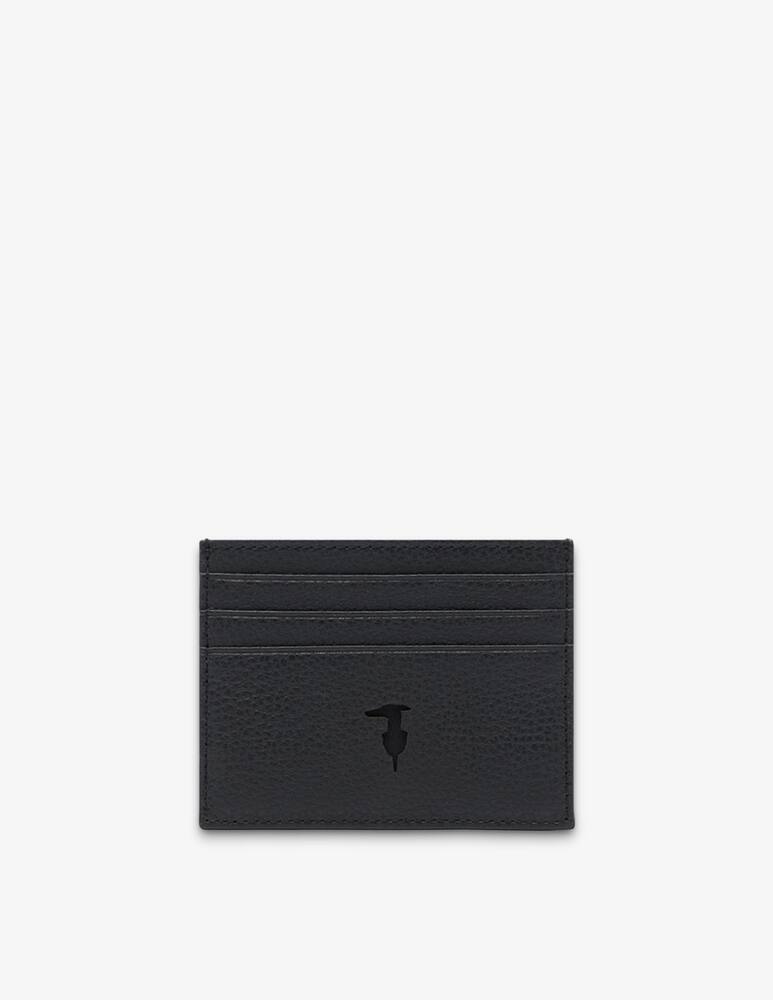 rinascente Trussardi Portatessere in pelle martellata