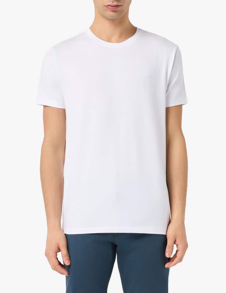 Trussardi T-shirt in cotone stretch slim fit - immagine 1 Trussardi T-shirt in cotone stretch slim fit - immagine 1