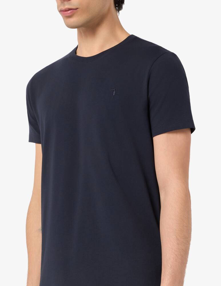 rinascente Trussardi Stretch jersey t-shirt with embroidery