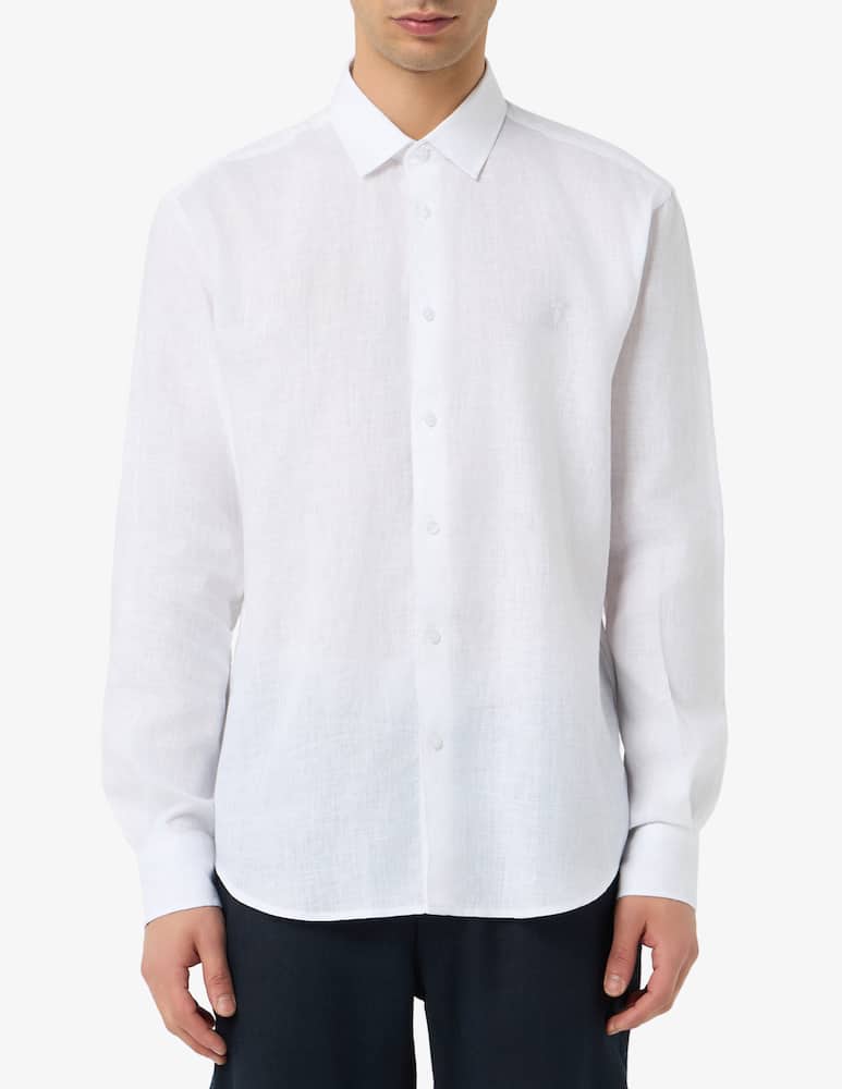 Trussardi Camicia in lino regular fit - immagine 1 Trussardi Camicia in lino regular fit - immagine 1