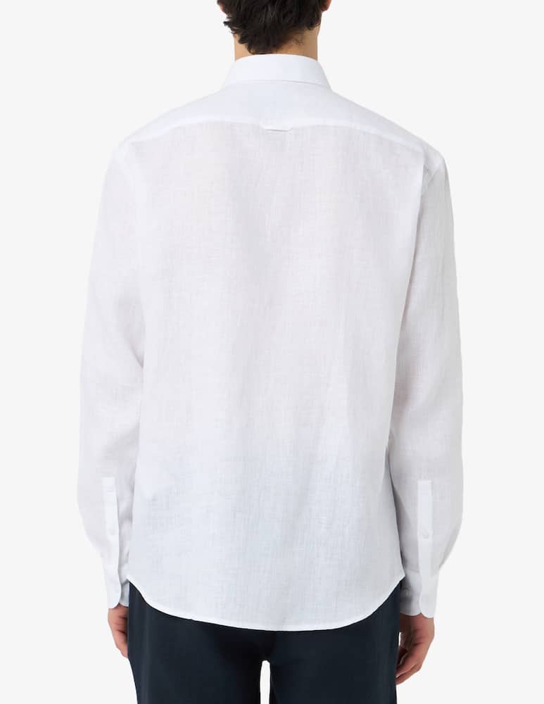 rinascente Trussardi Camicia in lino regular fit