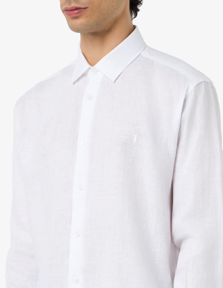 Trussardi Camicia in lino regular fit - immagine 4 Trussardi Camicia in lino regular fit - immagine 4