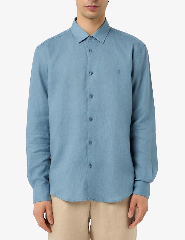 Trussardi Linen long sleeve shirt - picture 1 Trussardi Linen long sleeve shirt - picture 1