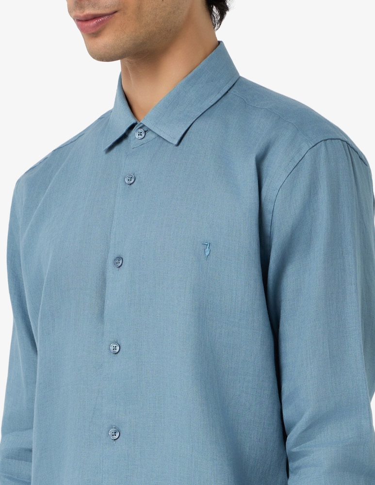 Trussardi Linen long sleeve shirt - picture 4 Trussardi Linen long sleeve shirt - picture 4