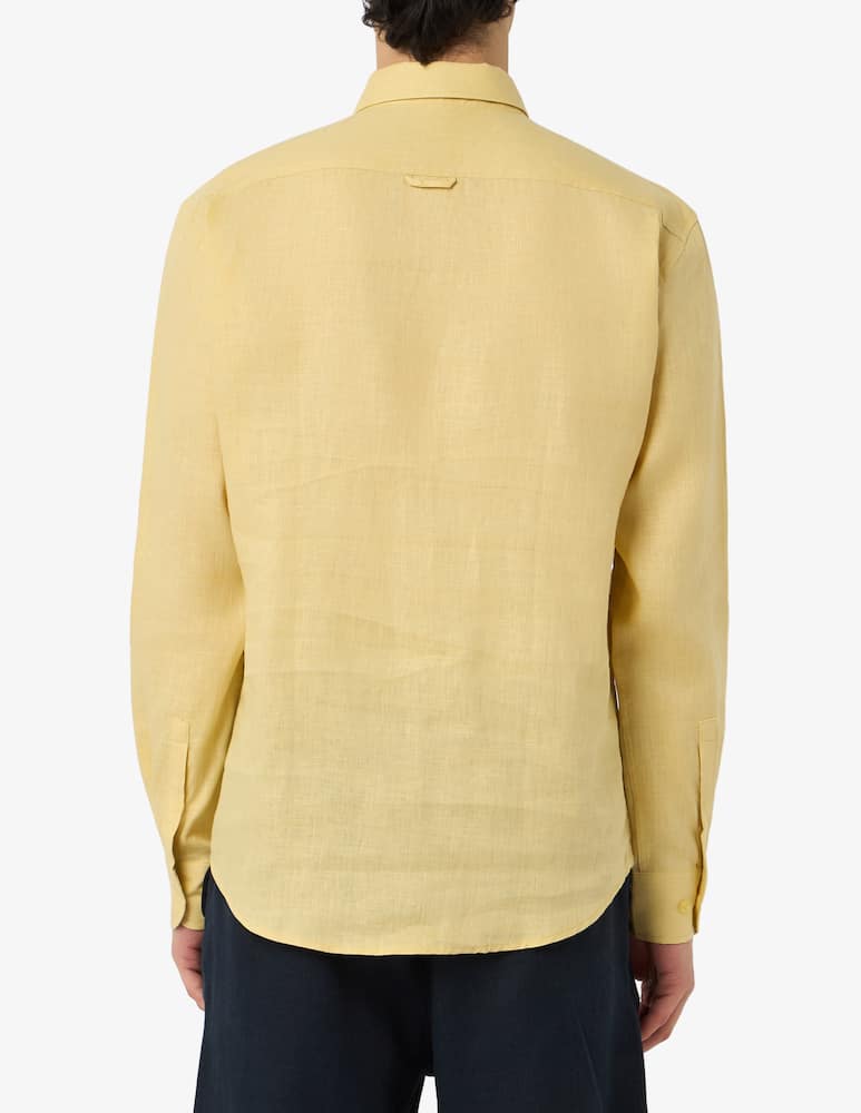 rinascente Trussardi Linen long-sleeve shirt