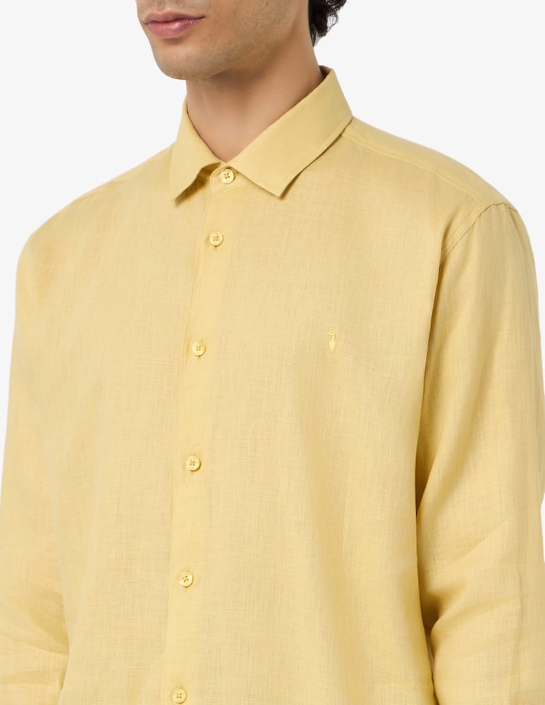 rinascente Trussardi Linen long-sleeve shirt