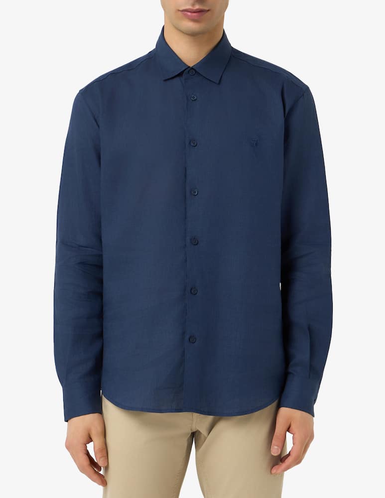 rinascente Trussardi Camicia in lino regular fit