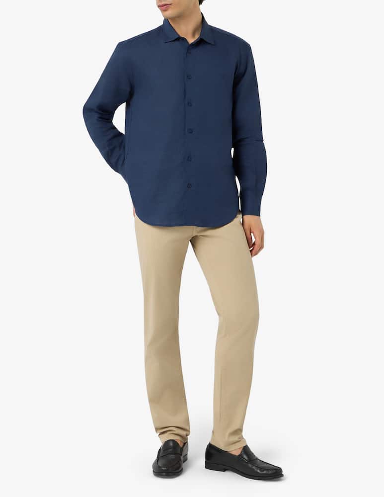 rinascente Trussardi Camicia in lino regular fit