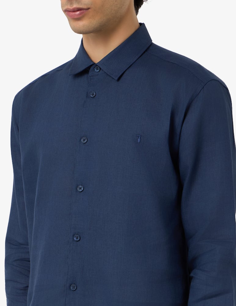 rinascente Trussardi Camicia in lino regular fit